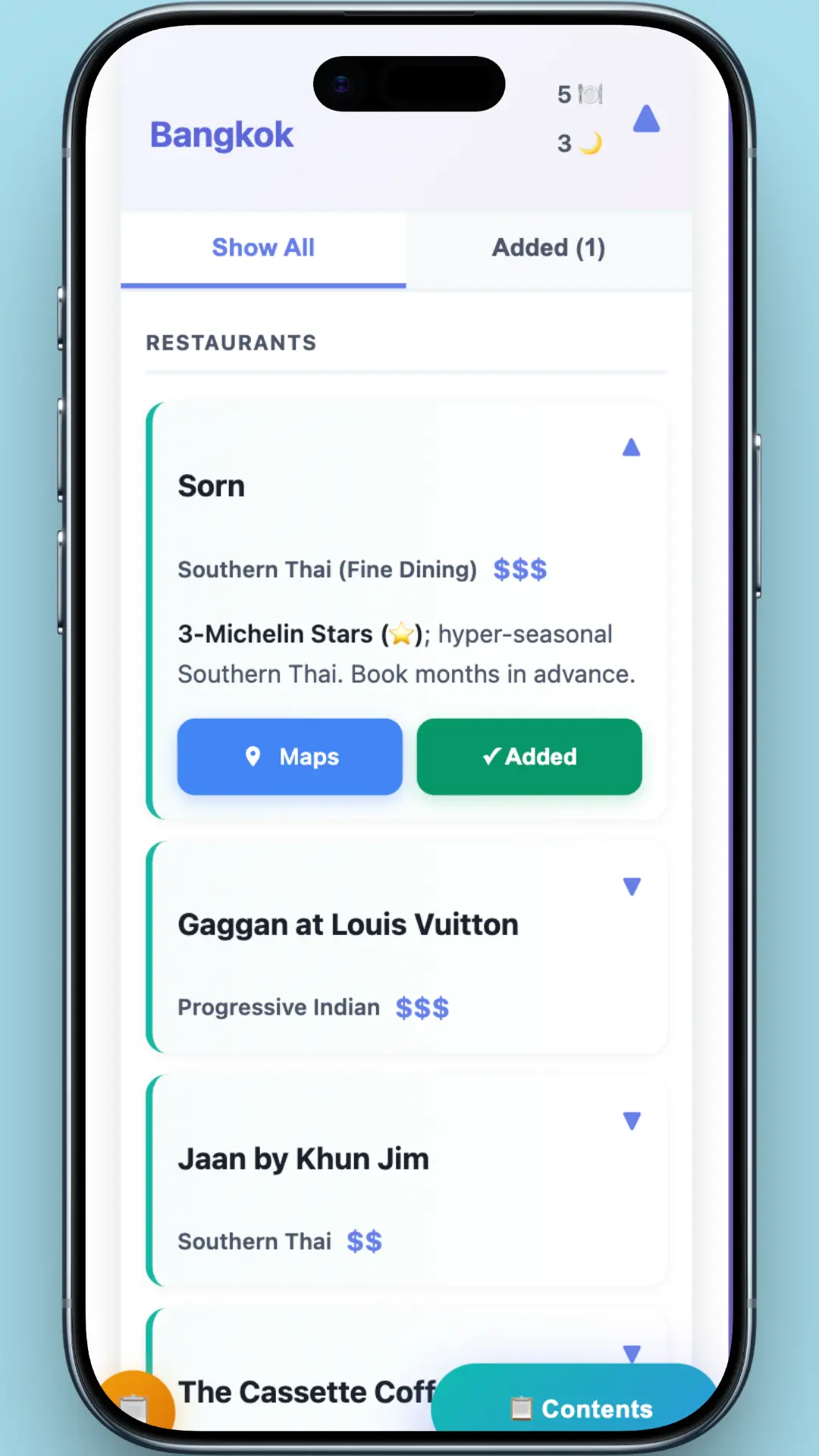 Saving restaurants
